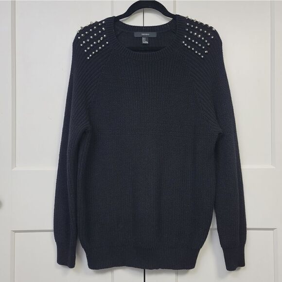 Forever 21 studded knit sweater, medium - Picture 2 of 11